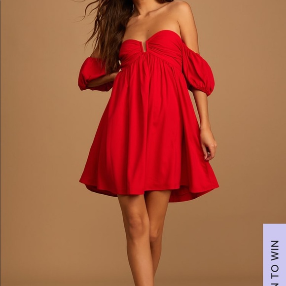 COPY - Lulu’s red dress - Picture 6 of 7